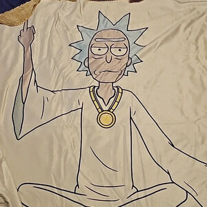 Holy Rick 50x60 throw premium sherpa